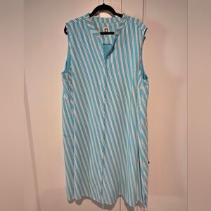 Anne Klein | Dresses | Anne Klein Blue And White Striped Lined Dress | Poshmark Anne Klein | Dresses | Anne Klein Blue And White Striped Lined Dress | Poshmark